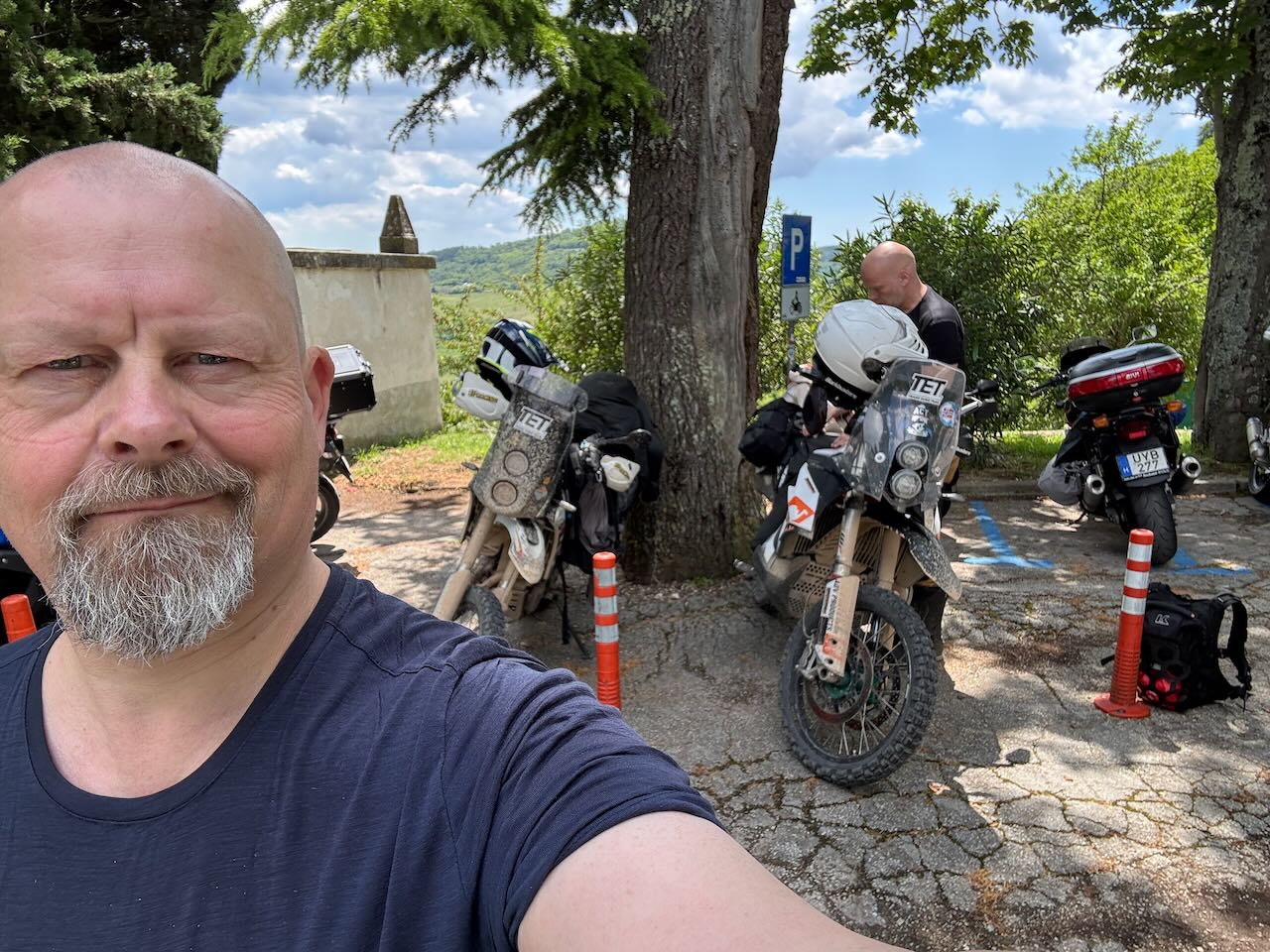 Riders on ACT trail