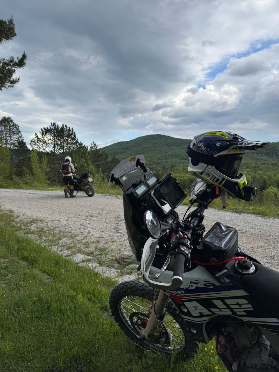 Off-road riding on ACT tracks