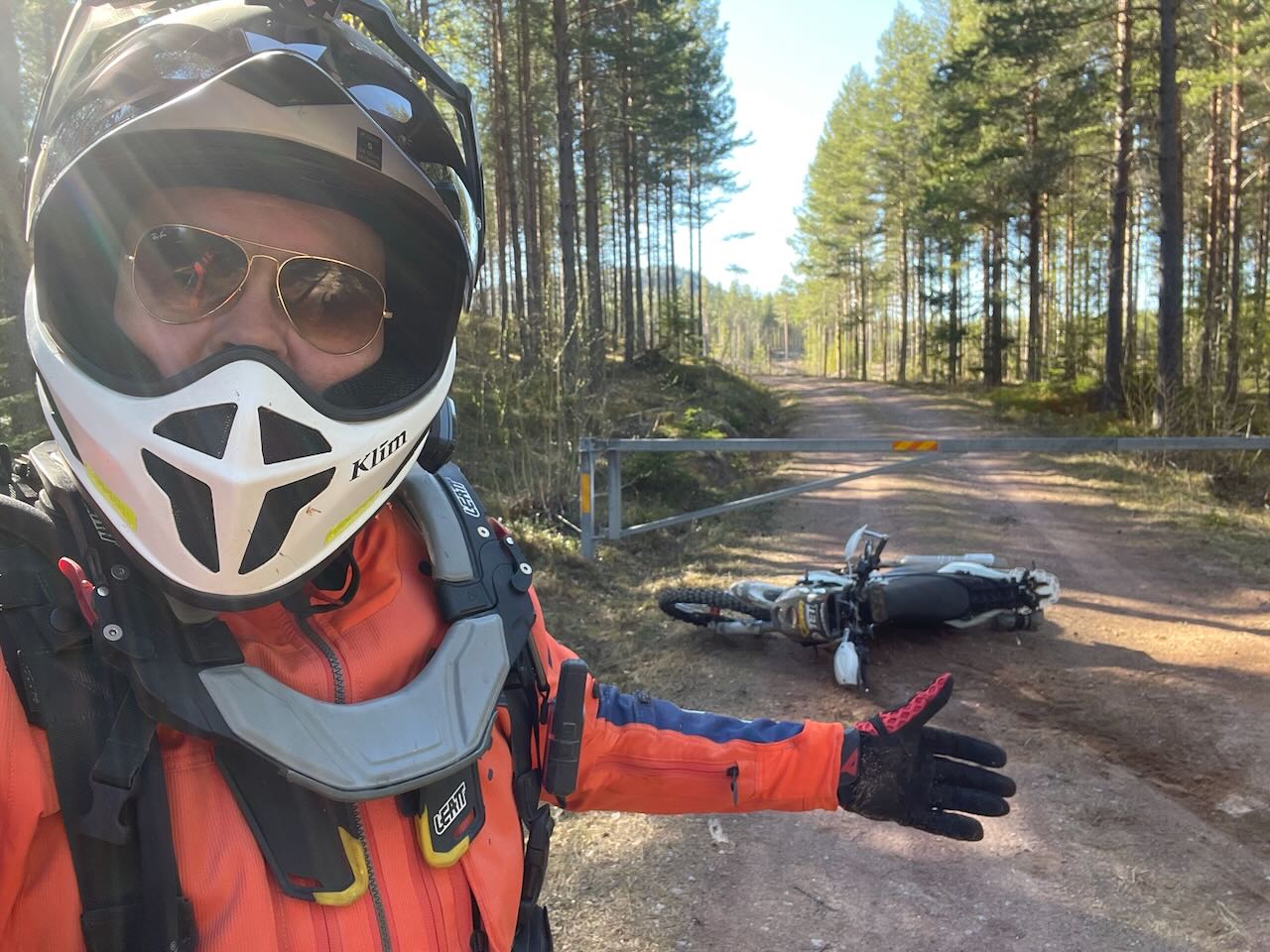 Adventure riding near Muntergården