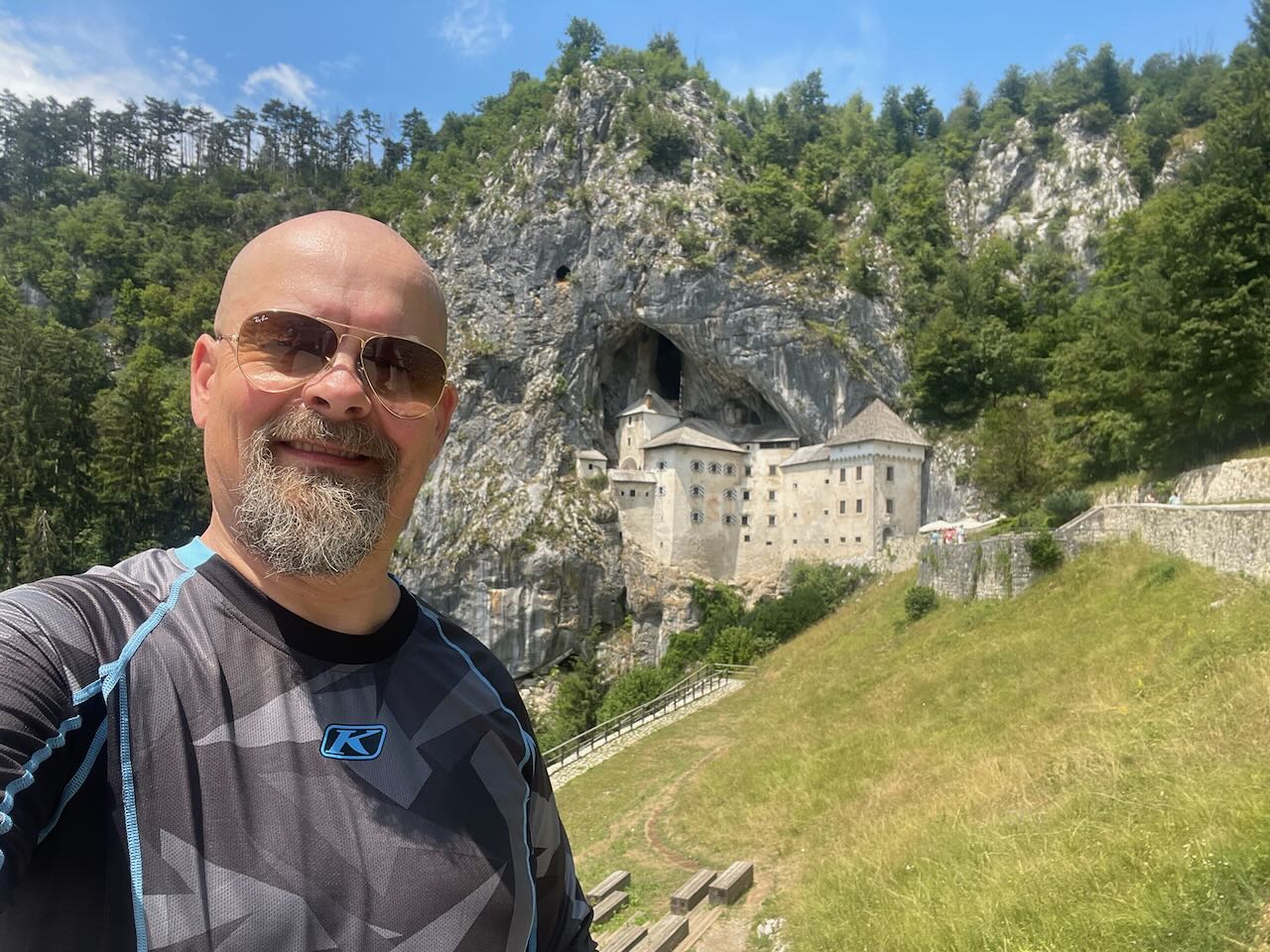 Motorcycle touring scenery