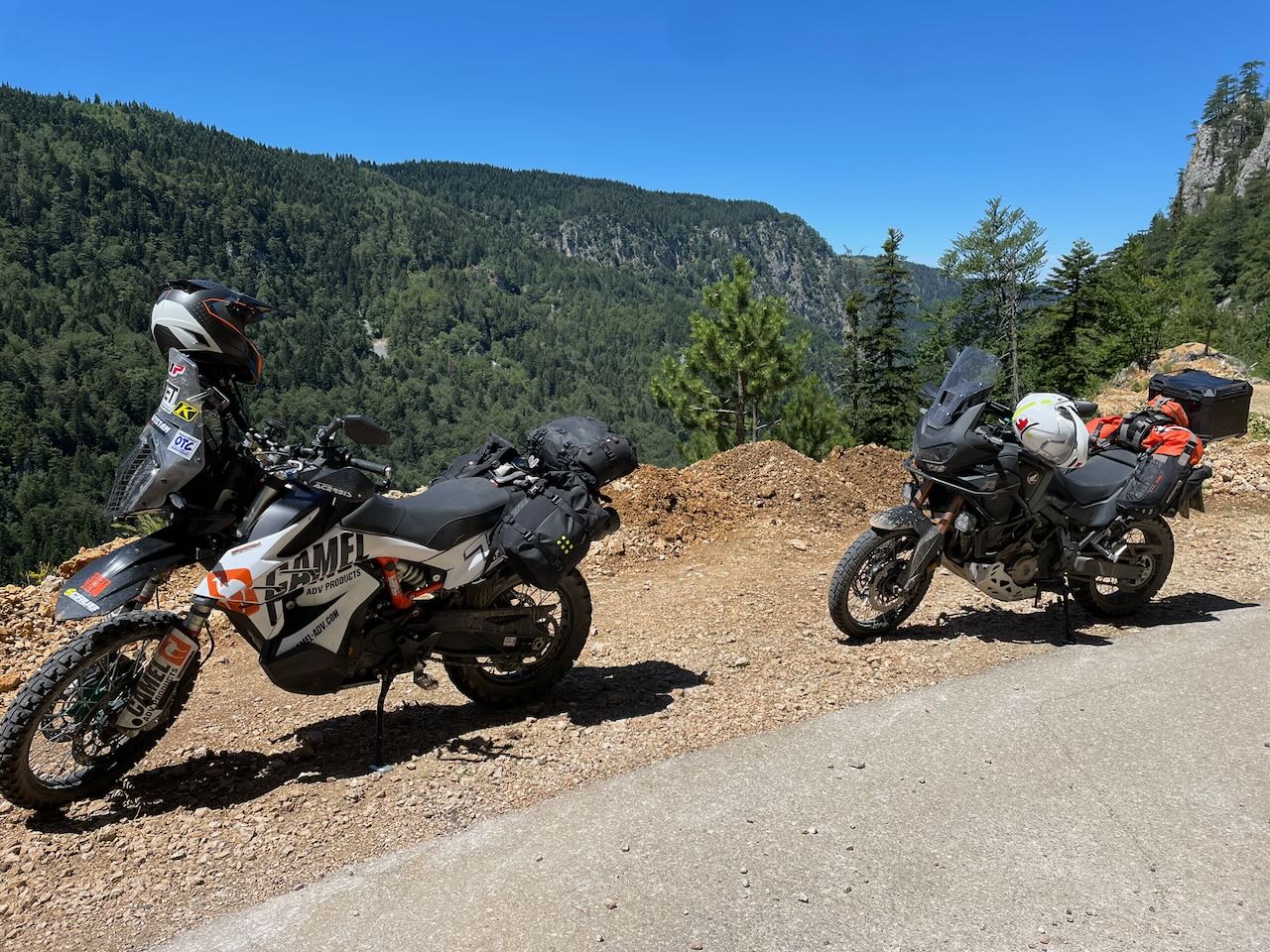 TET remote gravel path