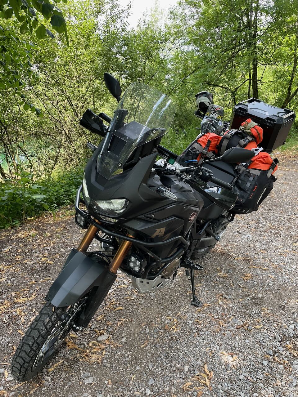 Off-road riding on TET tracks